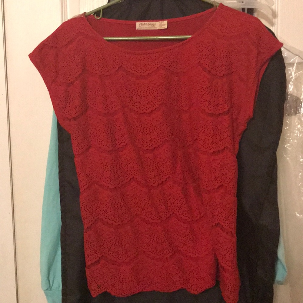Women’s red blouse